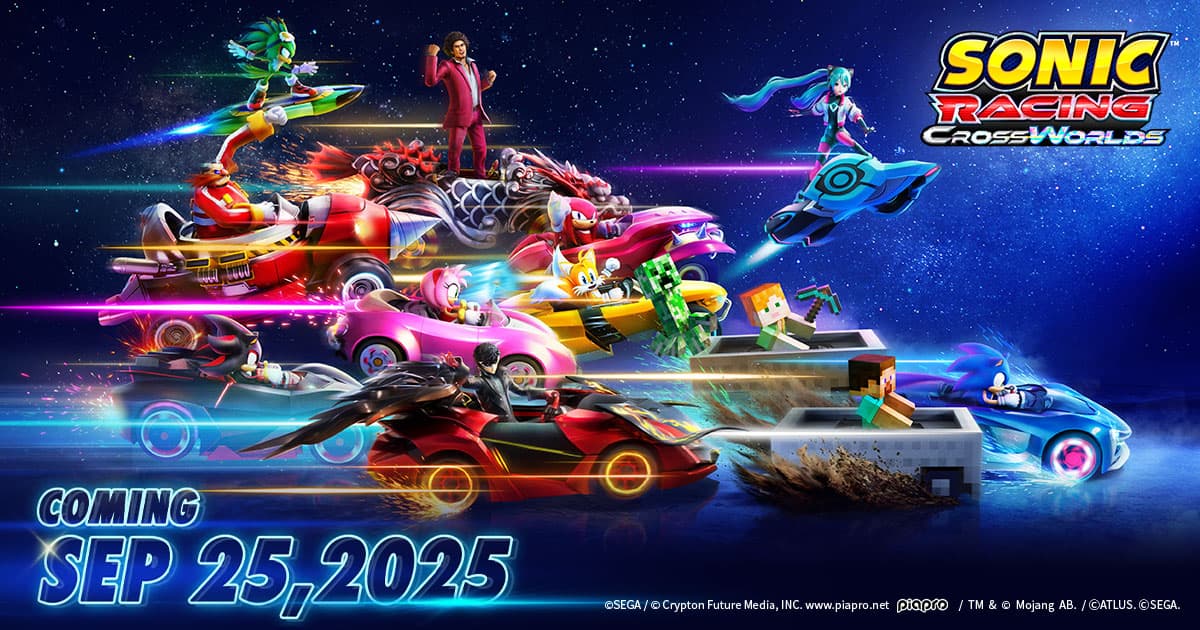 Sonic Racing: CrossWorlds : Bob l'Éponge et bien plus dans le jeu de course de SEGA