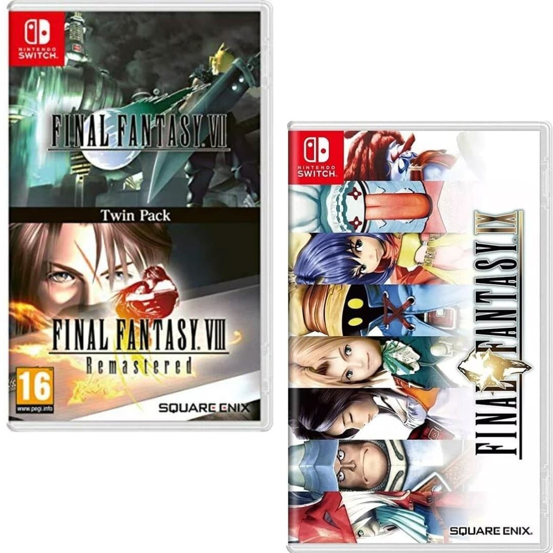 Final Fantasy VII, VIII et IX : Les éditions physiques Switch débarquent enfin aux États-Unis !