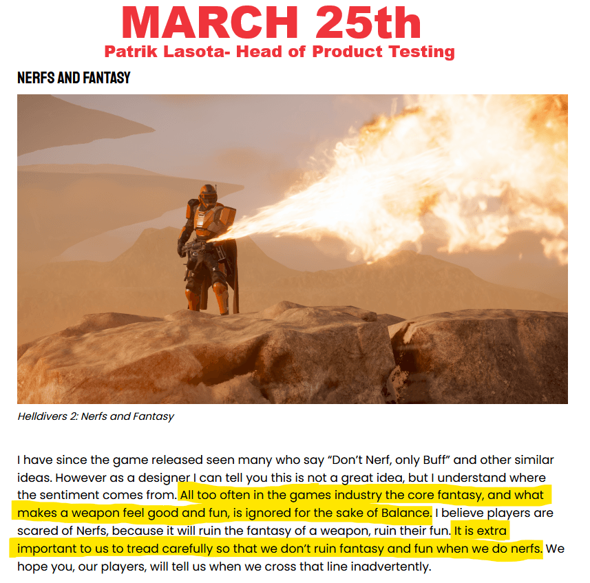 Le PDG de Helldivers 2 dénonce les licenciements massifs dans l'industrie du jeu vidéo