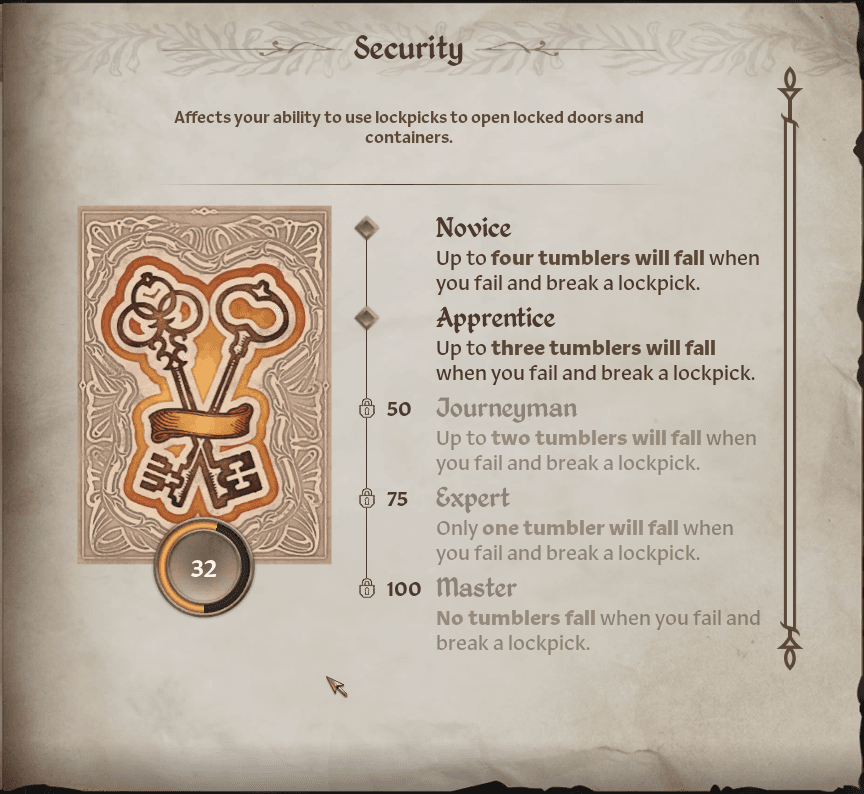 Où acheter des lockpicks dans The Elder Scrolls 4: Oblivion Remastered