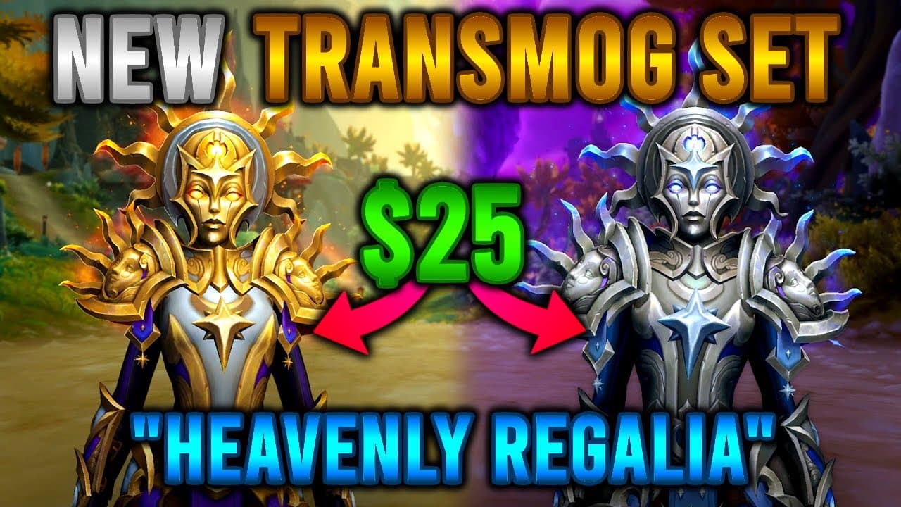 WoW : L’*Ascended Regalia Pack* et ses 100 pièces de transmog – Une révolution esthétique à 30 dollars ?