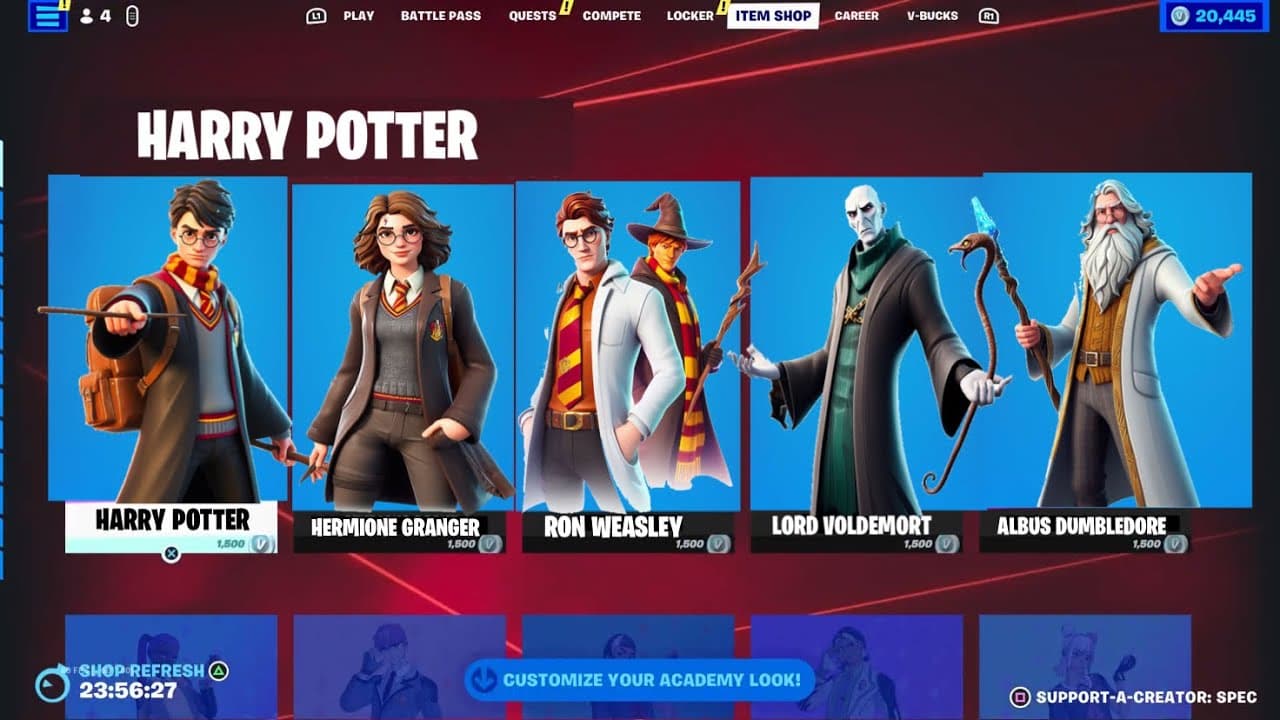 Fortnite : Les fuites suggèrent des collaborations avec Harry Potter et Bob l'Éponge pour le Chapitre 7 Fortnite : Les fuites suggèrent des collaborations avec Harry Potter et Bob l'Éponge pour le Chapitre 7