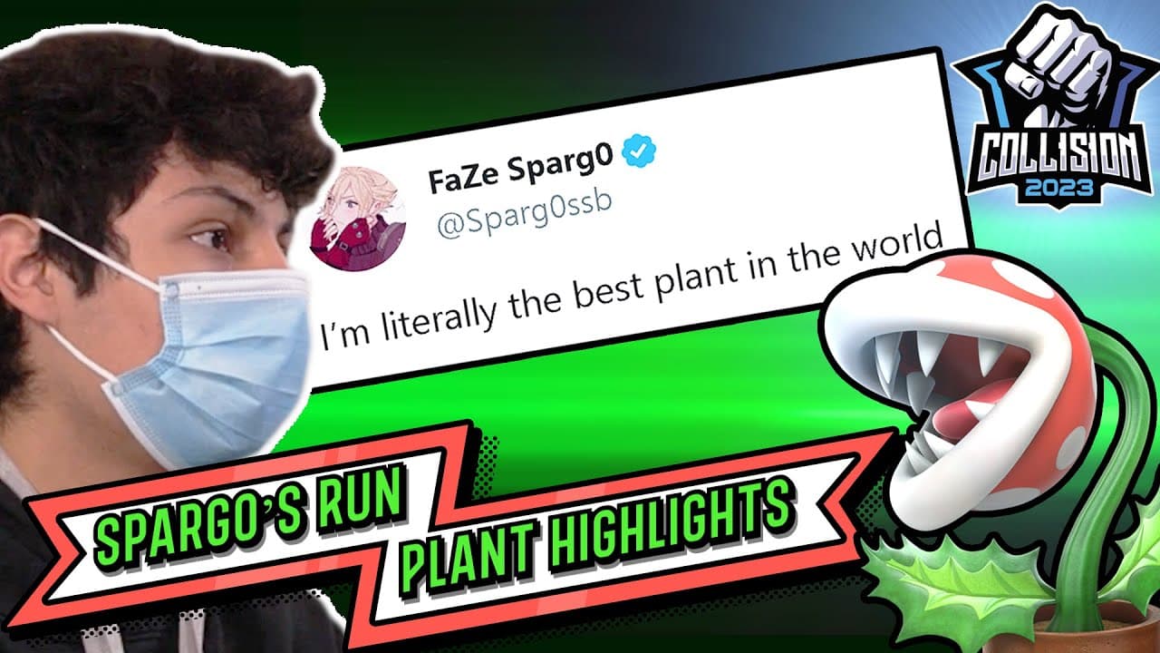 Sparg0 crée la sensation en remportant un tournoi majeur avec Piranha Plant dans Super Smash Bros. Ultimate