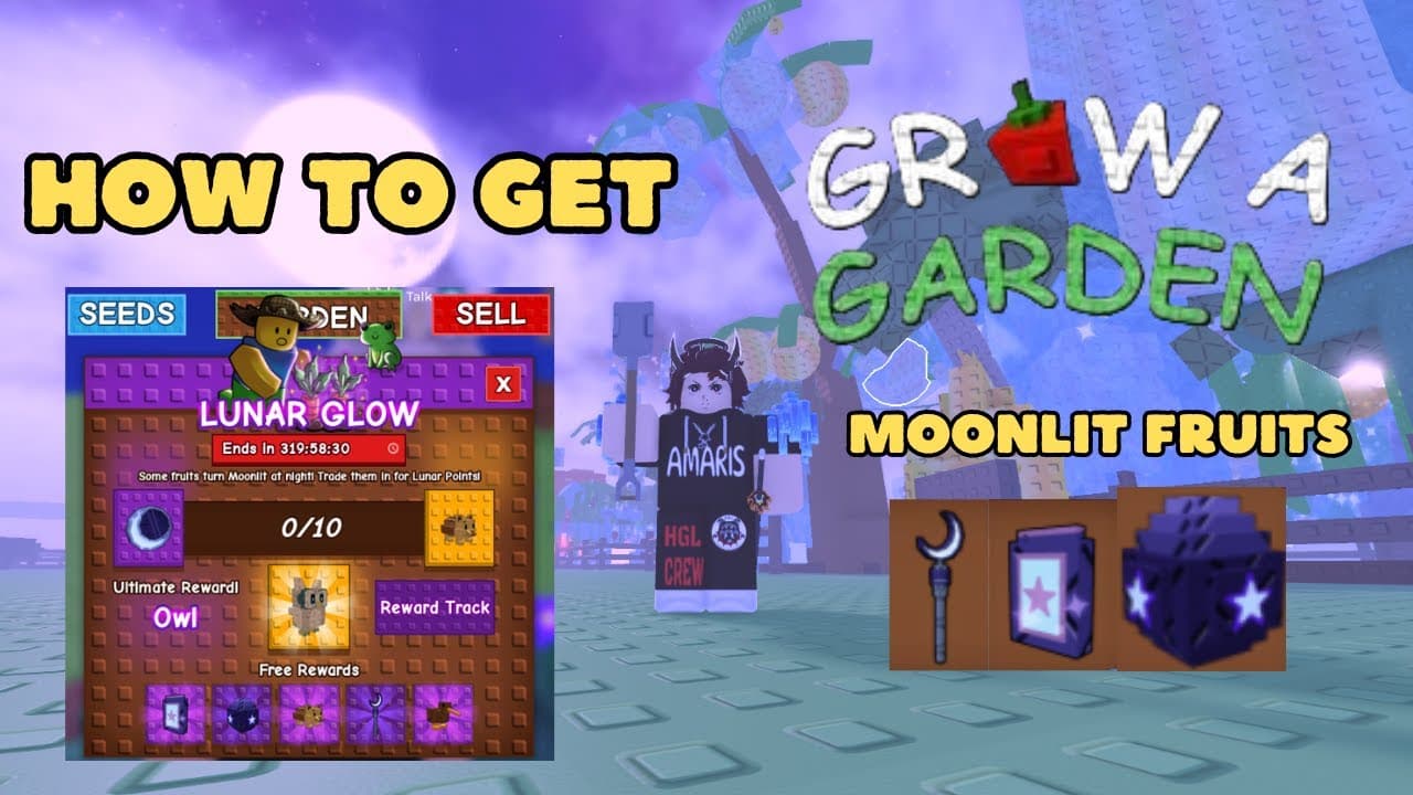 Grow A Garden : Le Guide Ultime pour Maîtriser les Fruits Moonlit et Maximiser vos Récoltes