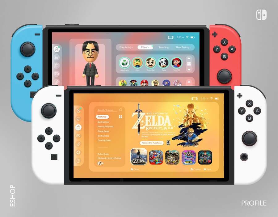 Menu Principal Nintendo Switch 2 : Ce qui change