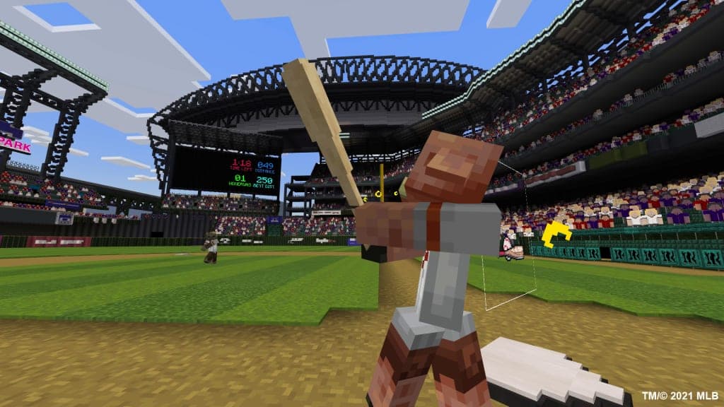 Minecraft et MLB s'associent pour des grottes de fans sur le thème du baseball