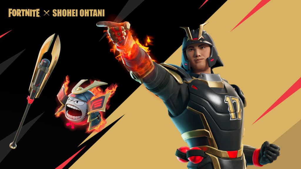 La Légende du Baseball Shohei Ohtani Arrive dans Fortnite