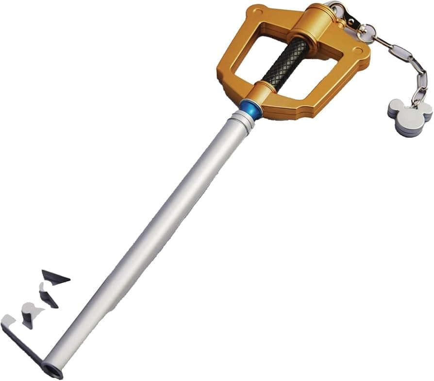 Les Keyblades Oblivion et Oathkeeper : Emblèmes Mythiques de Kingdom Hearts