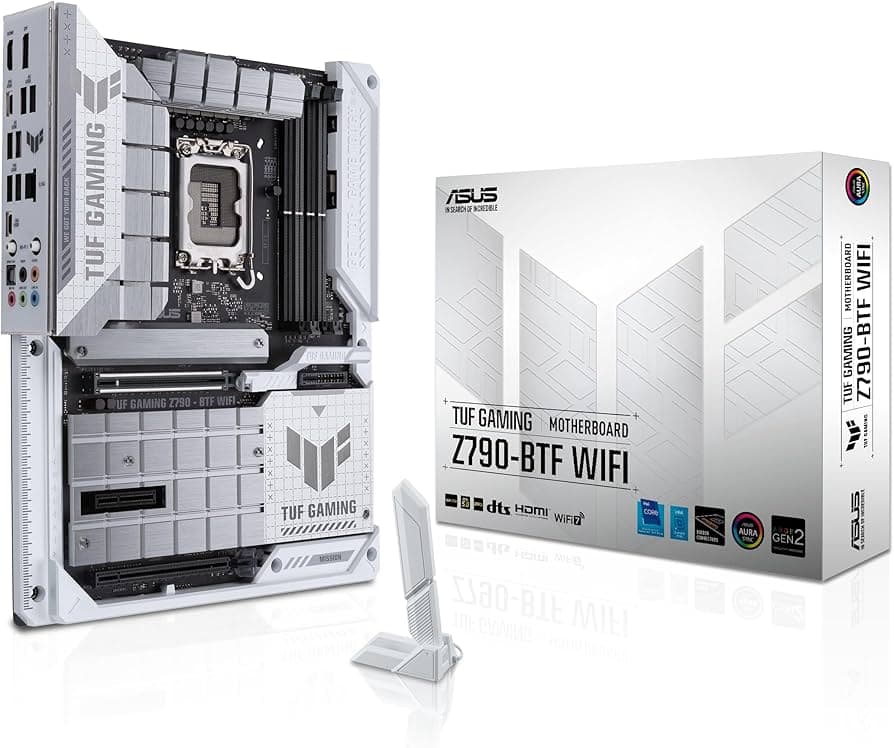 Gestion de câbles optimisée pour Ryzen 9000 : Asus prépare la carte mère TUF Gaming B850-BTF WiFi W avec connecteurs cachés