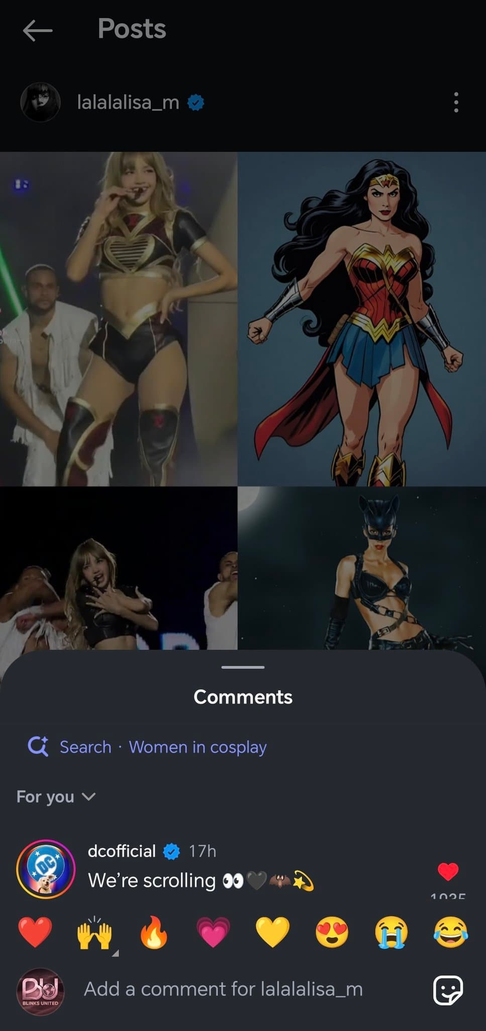 Lisa de Blackpink : Wonder Woman ou Catwoman dans l'univers DC ?