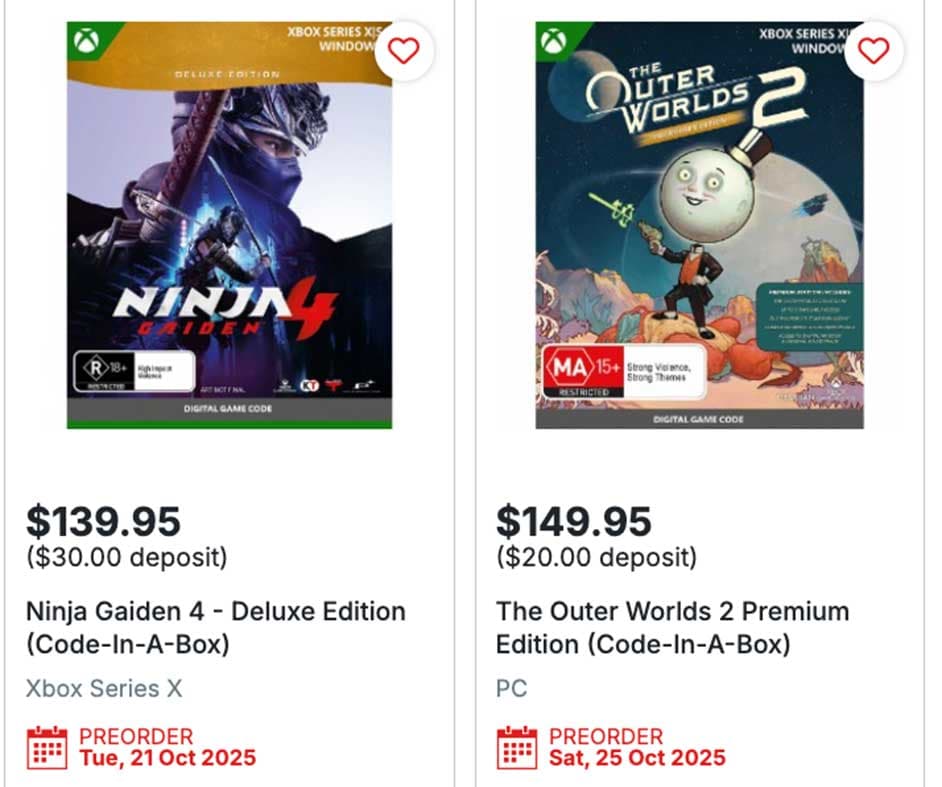 Trois grands jeux édités par Xbox vont avoir des éditions physiques exclusives à la PS5