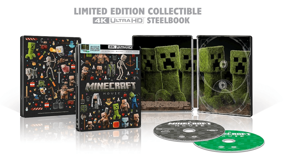 Le Steelbook du film Minecraft est en stock dès le jour de la sortie