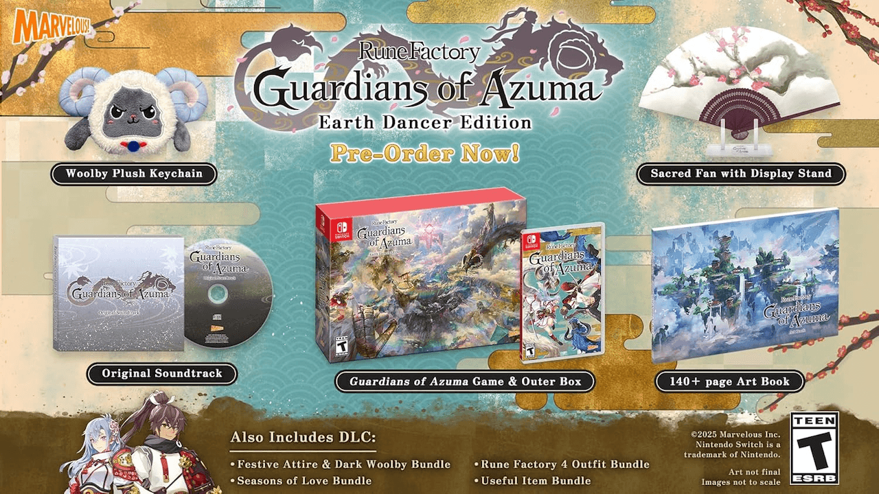 Rune Factory: Guardians of Azuma – L’Édition Collector Earth Dancer à Prix Mini (67,89 € au lieu de 100 €) pendant les Prime Big Deal Days