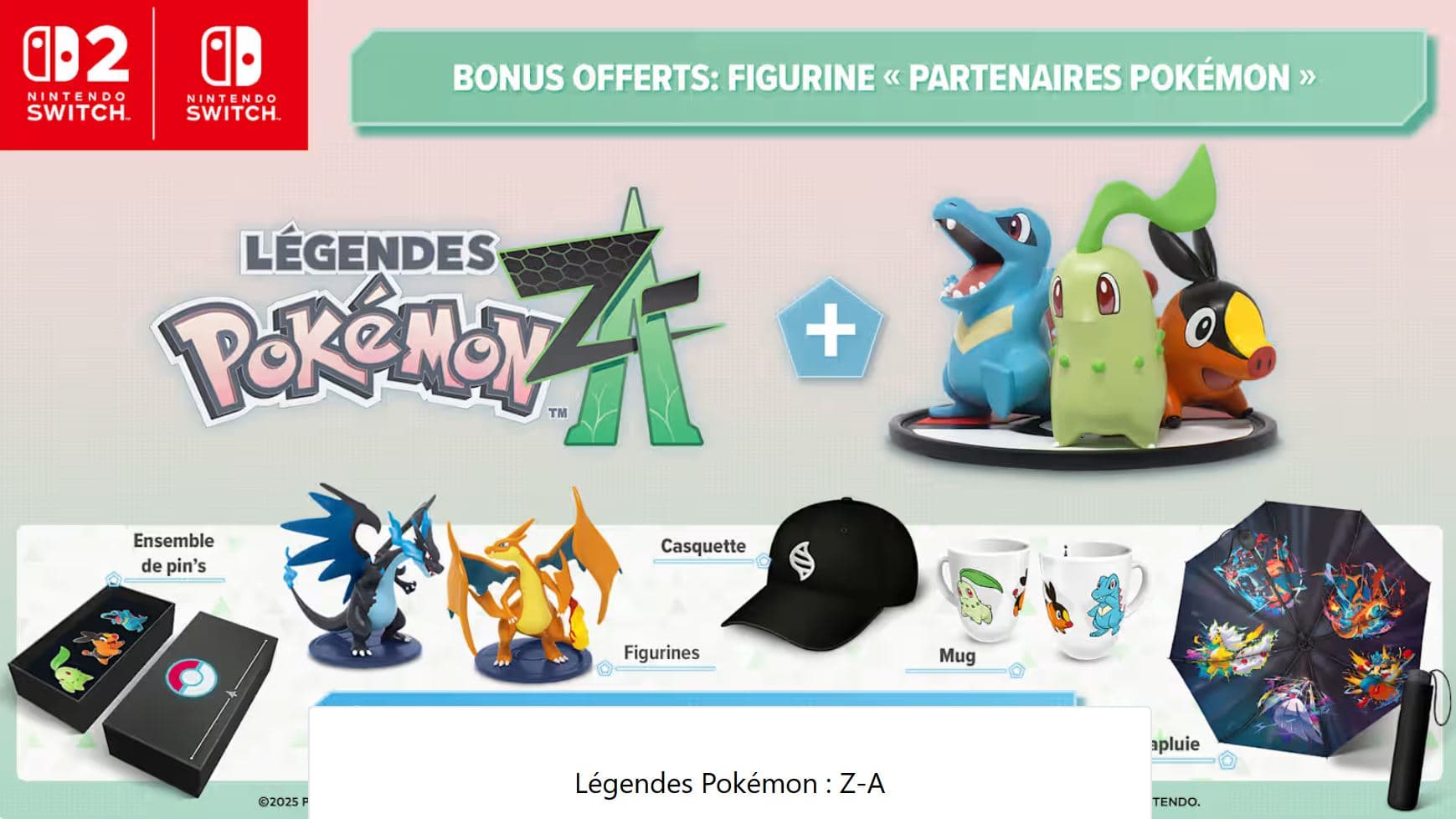 Nintendo Switch 2 + *Pokémon Légendes : Z-A* – Le bundle tant attendu enfin en précommande chez Amazon (sans invitation !)