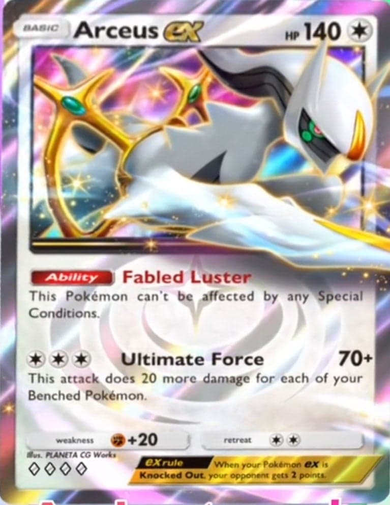 Pokémon TCG Pocket : Les 7 meilleurs decks avec Arceus-ex comme liste de cartes
