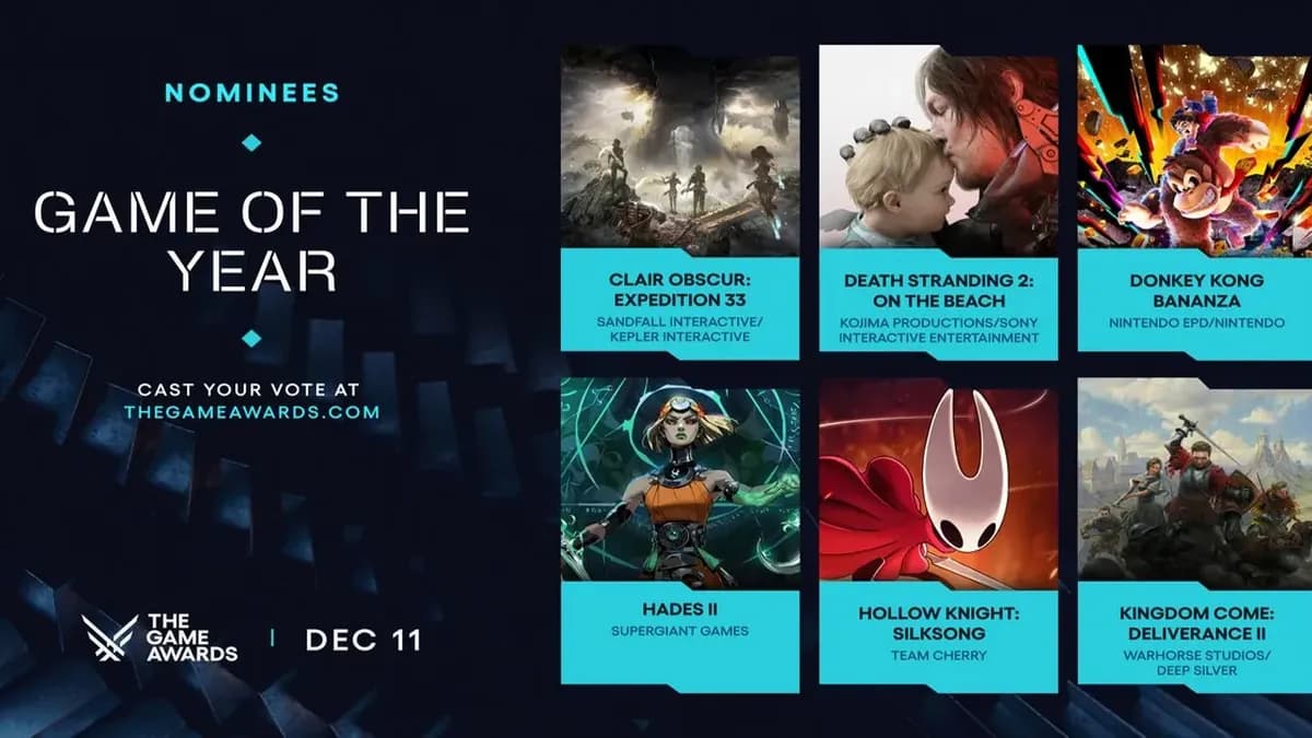 Game Awards 2025 : Ces 5 jeux ont dominé la Tier List du GameStar Talk – et un musicien a volé la vedette ! Game Awards 2025 : Ces 5 jeux ont dominé la Tier List du GameStar Talk – et un musicien a volé la vedette !