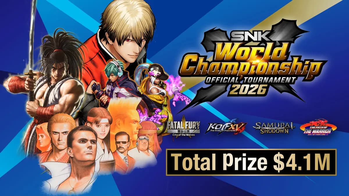 SNK dévoile les tournois qualificatifs pour les Championnats du Monde 2026 : un circuit eSport d'envergure SNK dévoile les tournois qualificatifs pour les Championnats du Monde 2026 : un circuit eSport d'envergure