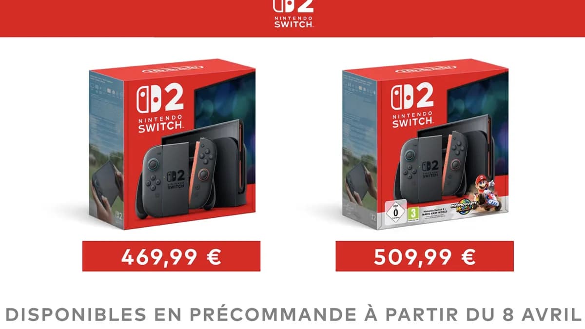 Nintendo Switch 2 à 429€ : Le cadeau de Noël qui fait trembler les records ! Nintendo Switch 2 à 429€ : Le cadeau de Noël qui fait trembler les records !