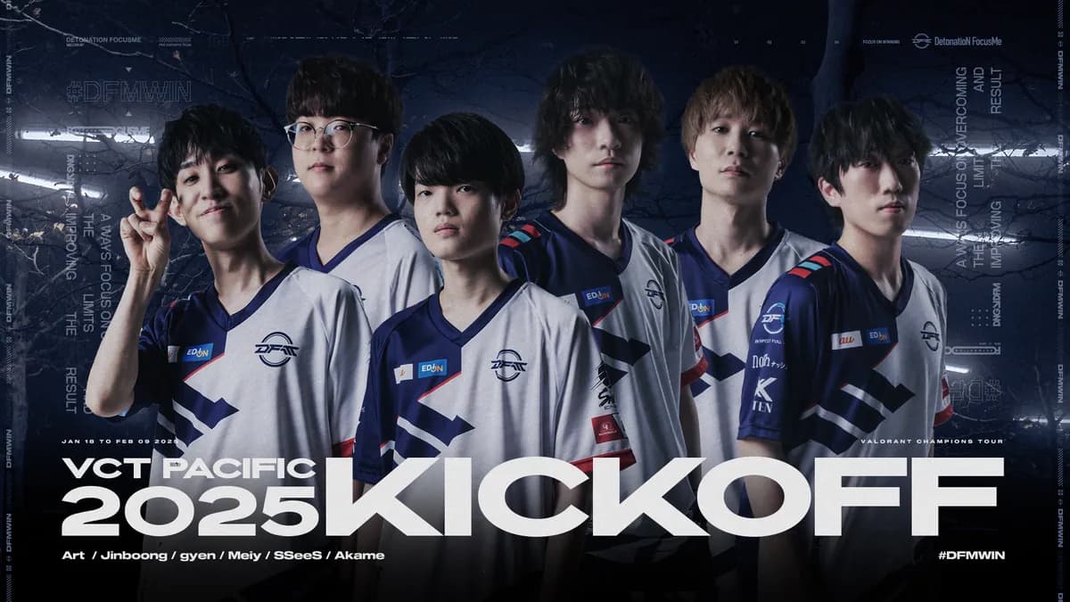 DFM 2026 : Le pari audacieux de DetonatioN FocusMe pour le VCT Pacific Kickoff – Jeunesse vs Expérience DFM 2026 : Le pari audacieux de DetonatioN FocusMe pour le VCT Pacific Kickoff – Jeunesse vs Expérience