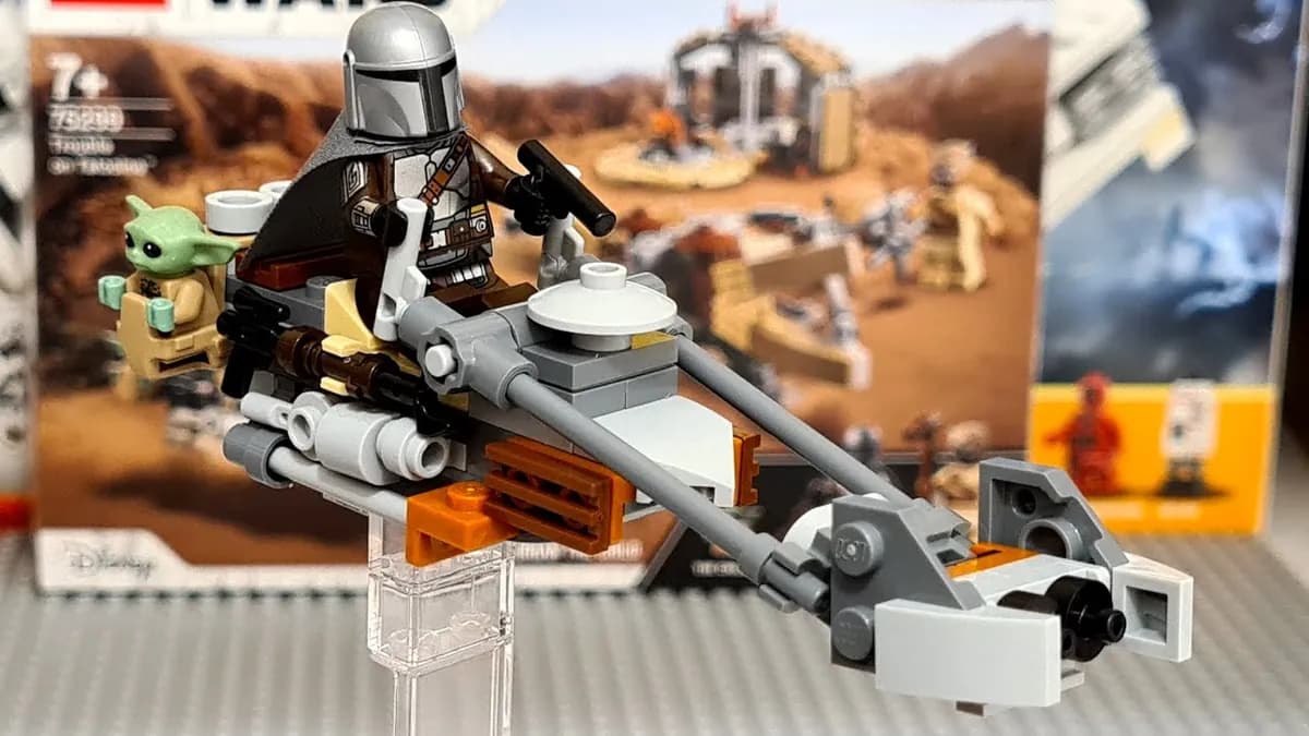 LEGO Star Wars : Din Djarin & Grogu sur Speeder Bike à -30% (6,99€) – Une offre éclair à ne pas manquer ! LEGO Star Wars : Din Djarin & Grogu sur Speeder Bike à -30% (6,99€) – Une offre éclair à ne pas manquer !