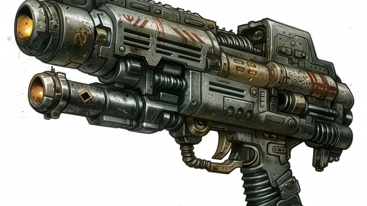 Lasgun impérial dans Warhammer 40K : L’arme méprisée qui gagne toutes les guerres Lasgun impérial dans Warhammer 40K : L’arme méprisée qui gagne toutes les guerres