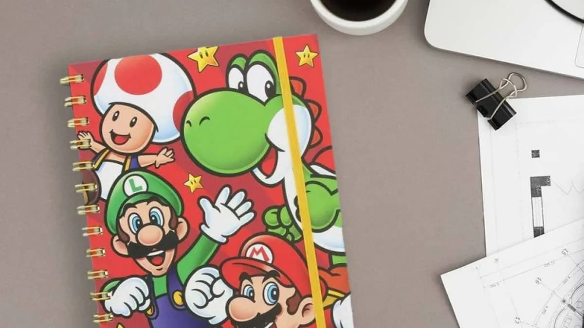 Entre nostalgie et praticité, comment les carnets **Super Mario** conquièrent étudiants *et* collectionneurs Entre nostalgie et praticité, comment les carnets **Super Mario** conquièrent étudiants *et* collectionneurs