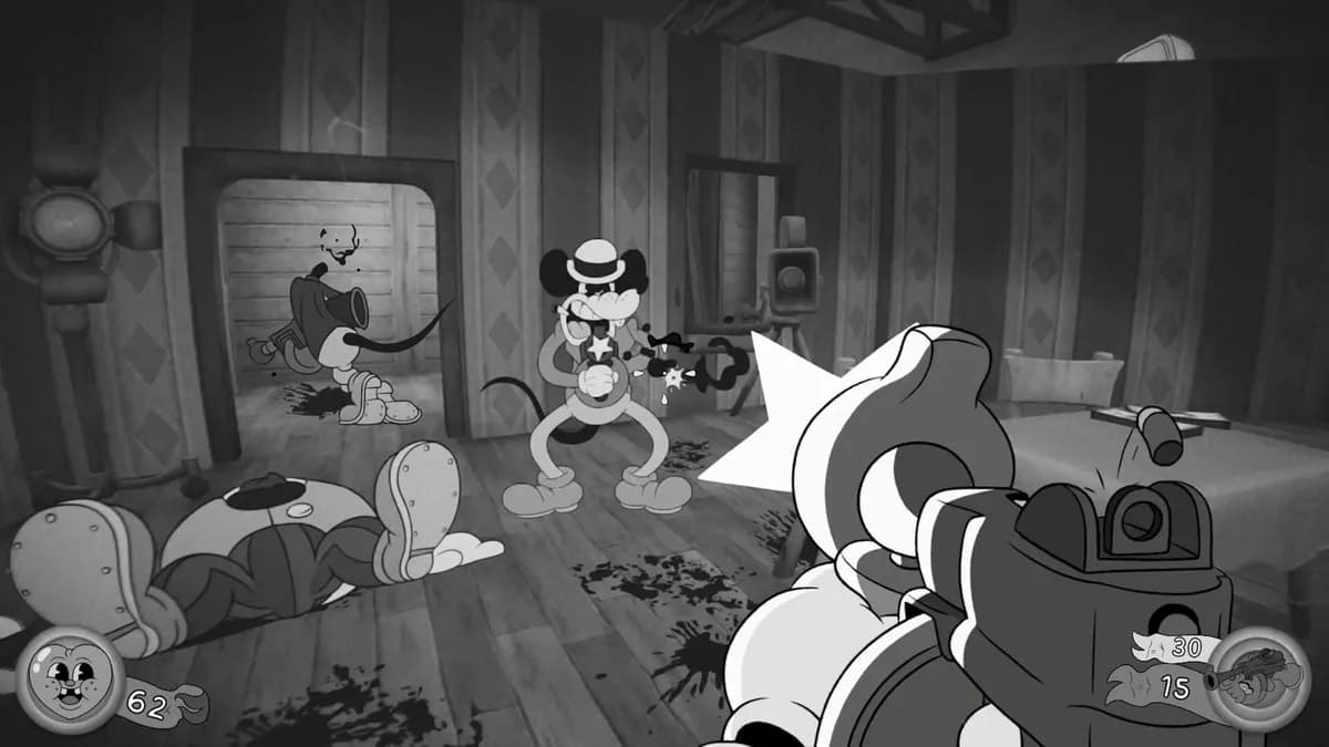 Un shooter cartoon où la balistique épouse la folie des dessins animés des années 30 Un shooter cartoon où la balistique épouse la folie des dessins animés des années 30