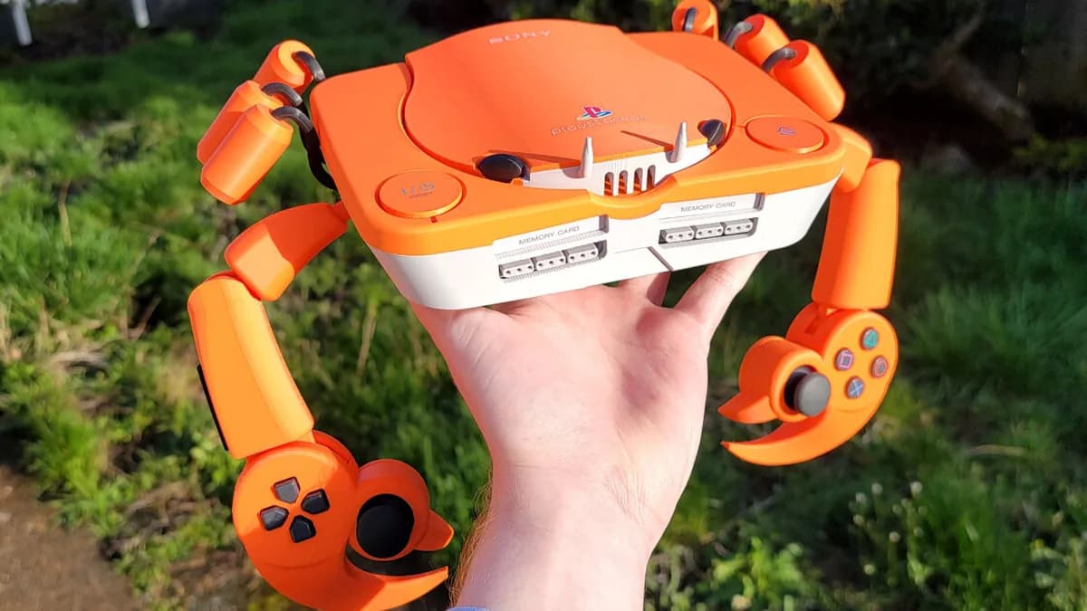 Cette Console PlayStation Crabe Personnalisée Est Magnifique Mais Douloureuse À Utiliser Cette Console PlayStation Crabe Personnalisée Est Magnifique Mais Douloureuse À Utiliser
