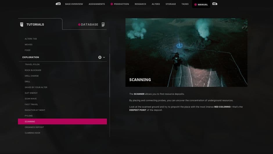 Comment utiliser les scanners pour trouver des ressources dans The Alters Comment utiliser les scanners pour trouver des ressources dans The Alters