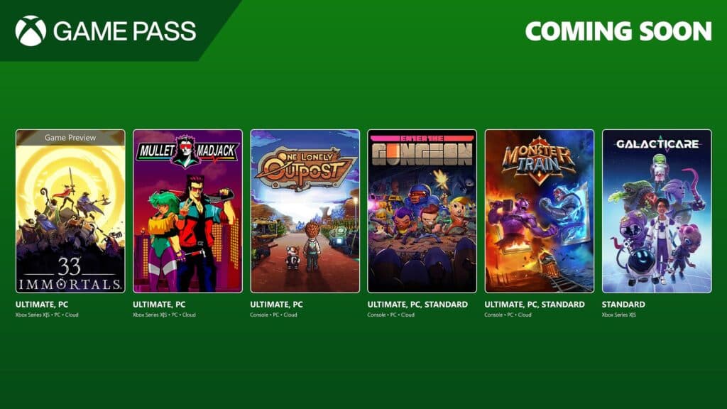 Les Nouveautés de Mars sur Xbox Game Pass Les Nouveautés de Mars sur Xbox Game Pass
