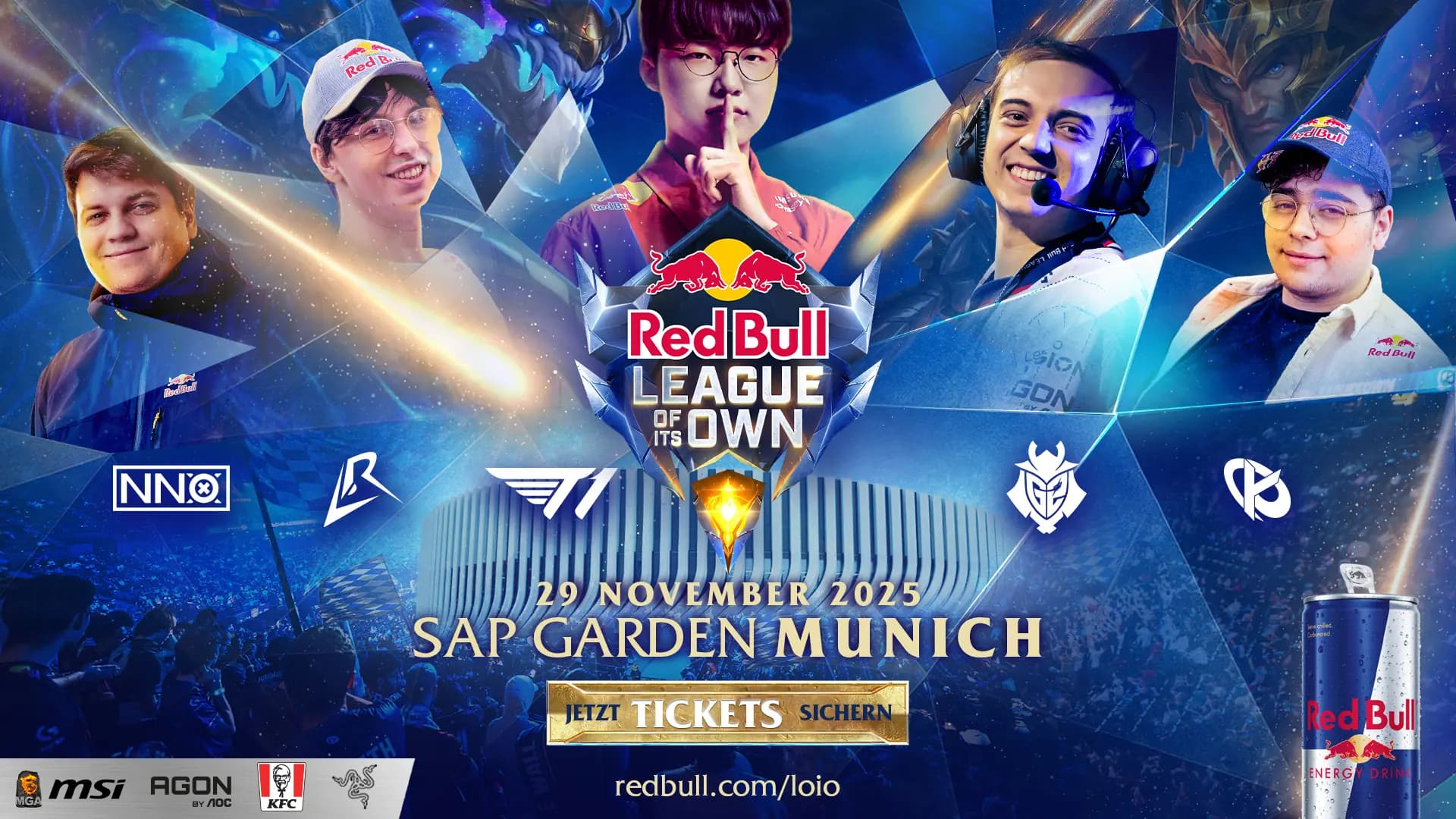 **Red Bull League Of Its Own 2025 : Le Rentner-Team contre Faker, un duel légendaire à Munich** **Red Bull League Of Its Own 2025 : Le Rentner-Team contre Faker, un duel légendaire à Munich**