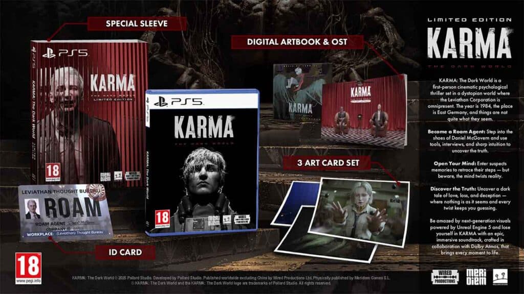 KARMA: The Dark World sur PS5 : Édition Physique par Meridiem Games KARMA: The Dark World sur PS5 : Édition Physique par Meridiem Games