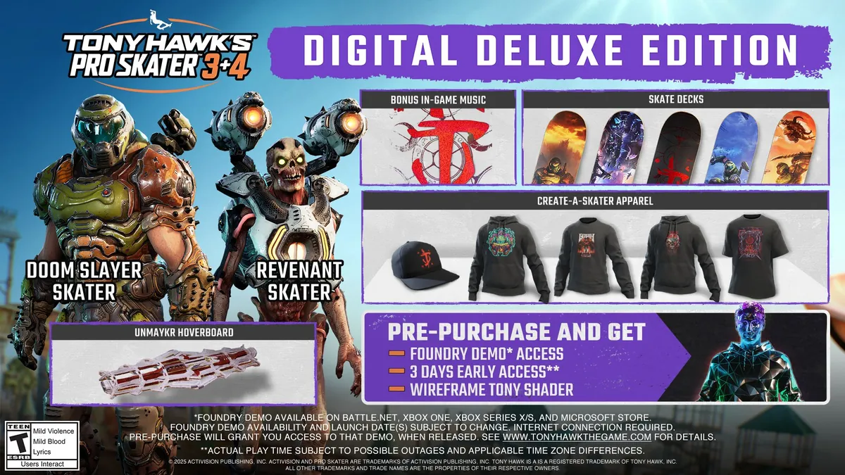 Les jeux Xbox Game Pass de juillet 2025 : Tony Hawk’s Pro Skater 3 + 4 et High On Life