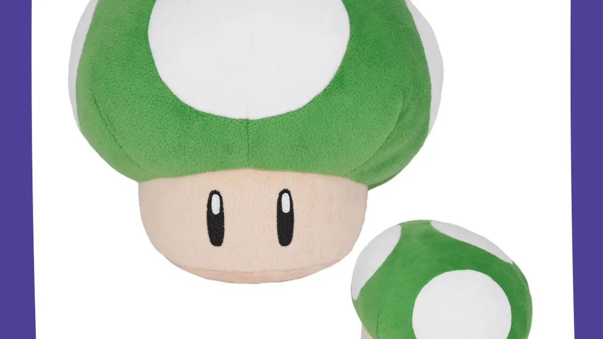 Nintendo dévoile un nouveau peluche géant champignon de Super Mario et prépare l'arrivée de Donkey Kong Bananza