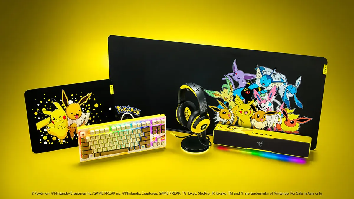 Razer x Pokémon : Une Collection Officielle d'Accessoires Gaming Éblouissante