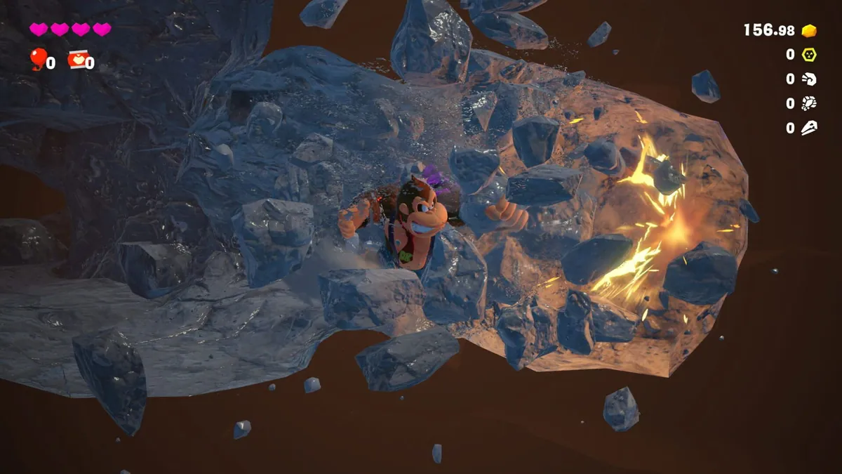 Où trouver tous les Banandium Gems dans la couche Canyon de Donkey Kong Bananza : Guide Complet