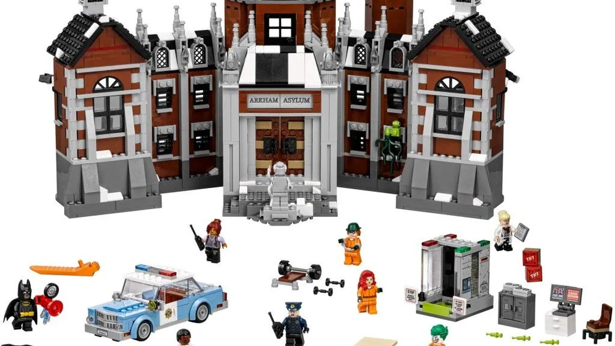 LEGO Arkham Asylum : Un Set Énorme de 2.953 Pièces avec 16 Minifigures