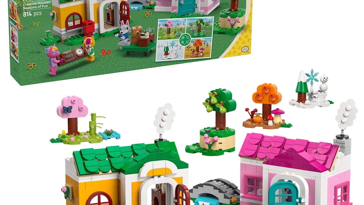 LEGO Animal Crossing : un set saisonnier ultra-personnalisable avec 2 maisons et 3 personnages cultes