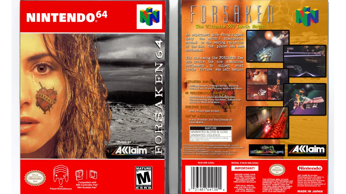 Forsaken 64 : le FPS cyberpunk méconnu de la N64 débarque sur Nintendo Switch Online – entre audace technique et marketing trompeur