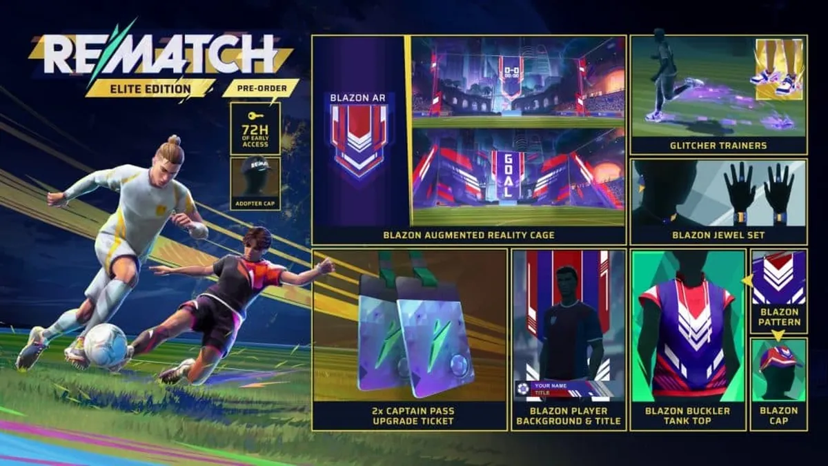 Rematch : L’Édition Elite Physique Débarque le 14 Novembre – Un Football Arcade Sans Limites