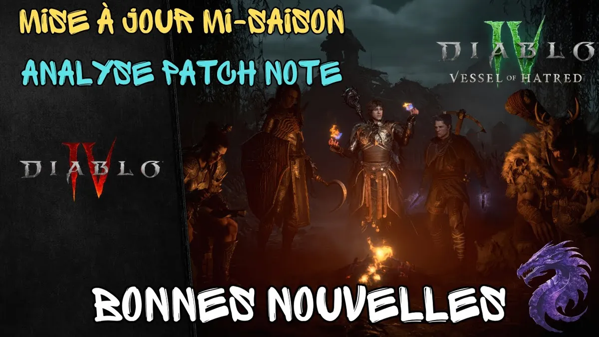 Diablo 4 Saison 10 : Les Notes de Mise à Jour Révèlent une Surprise Inattendue pour Chaque Classe