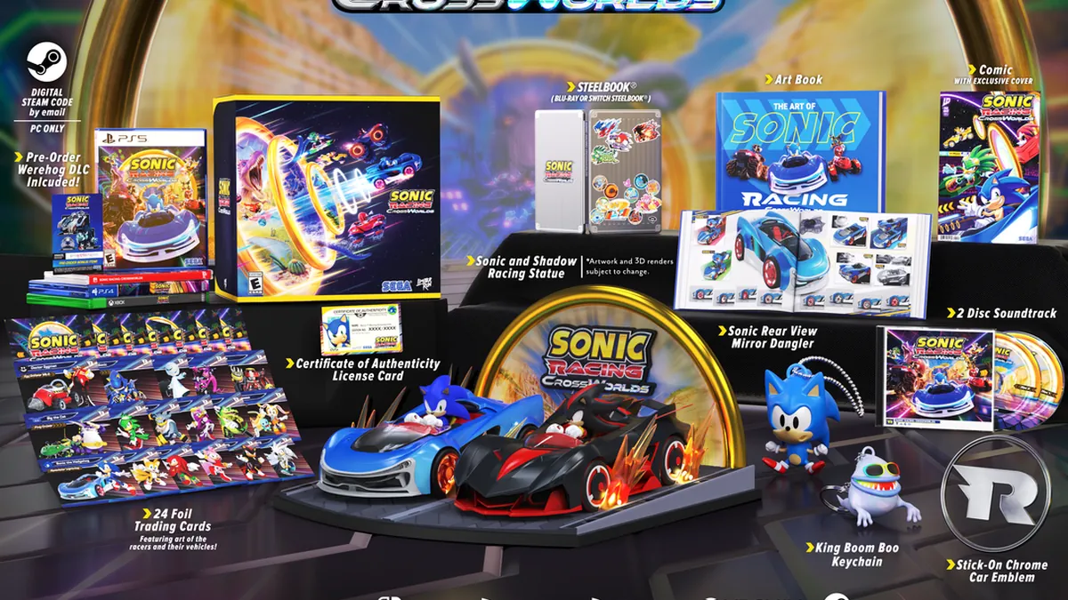 Sonic Racing: CrossWorlds – L’Édition Exclusive Amazon et ses Secrets Cachés