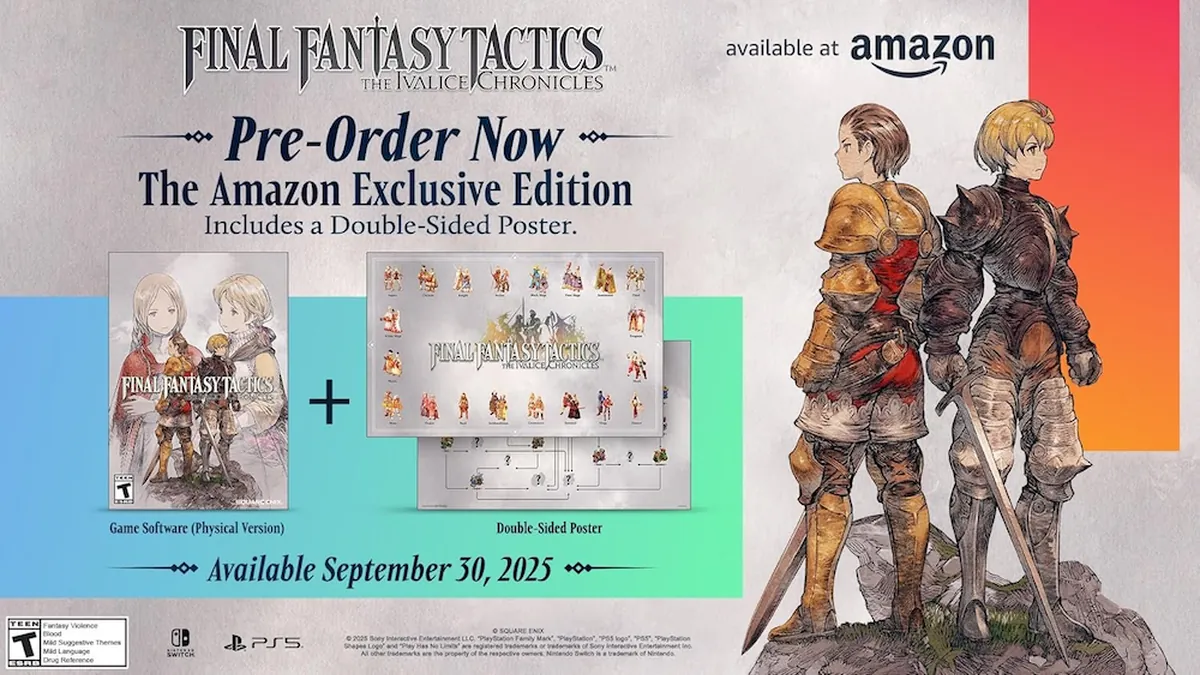 Final Fantasy Tactics : L’Édition Exclusive Amazon à ne pas manquer – Livraison garantie dès le jour J