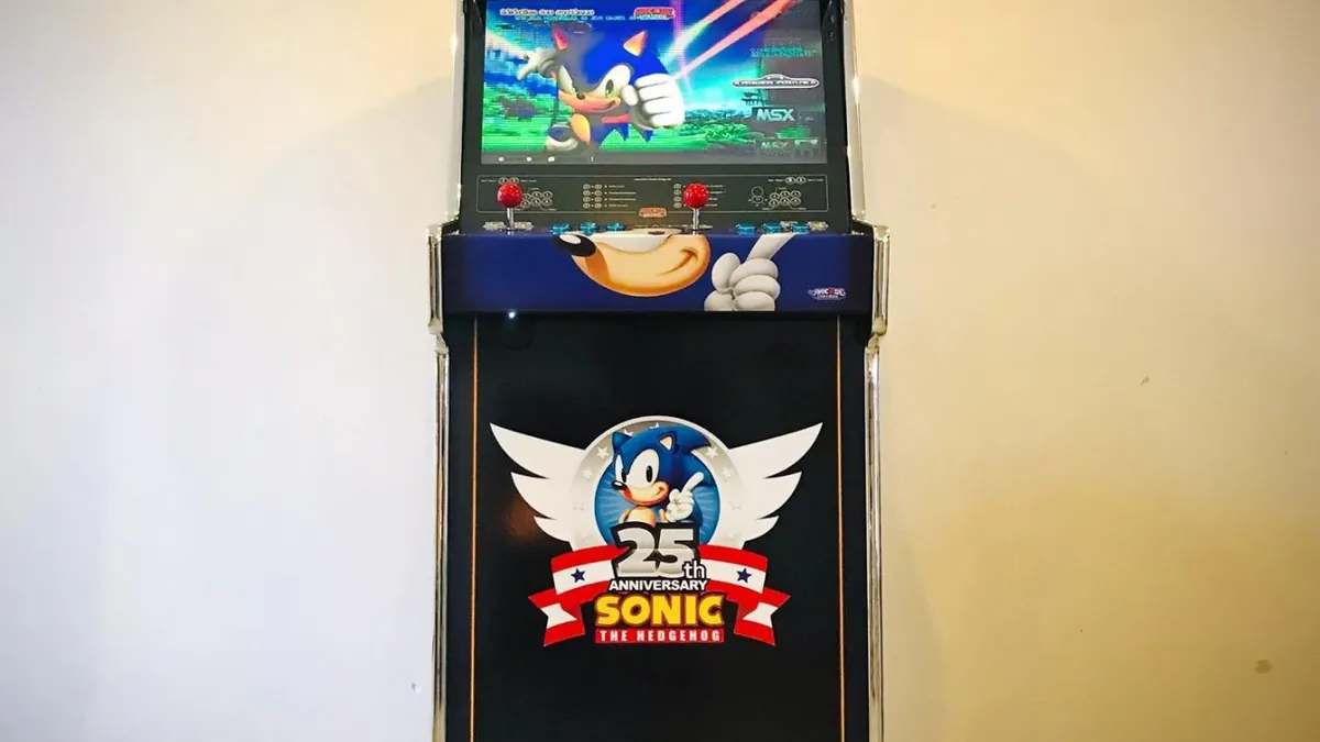 Sonic the Hedgehog : La borne arcade miniature qui fait vibrer les nostalgiques Sonic the Hedgehog : La borne arcade miniature qui fait vibrer les nostalgiques