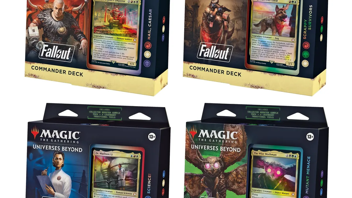 Fallout x Magic : Le bundle de decks Commander à prix cassé – Une fusion explosive à ne pas manquer Fallout x Magic : Le bundle de decks Commander à prix cassé – Une fusion explosive à ne pas manquer