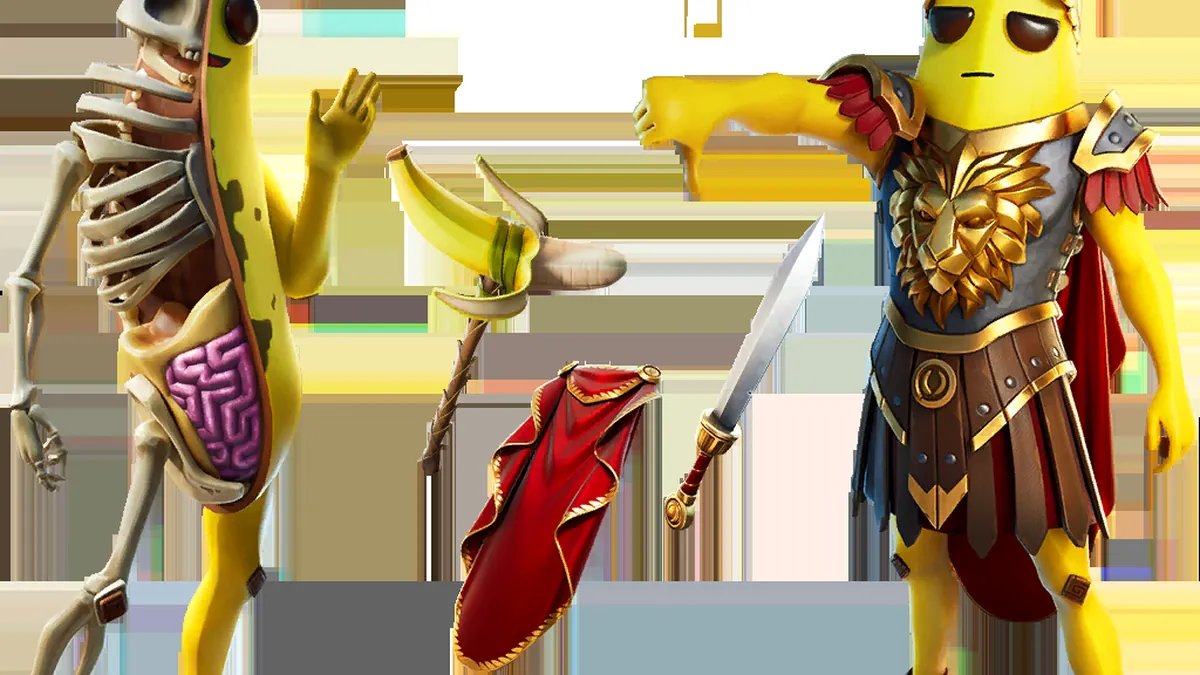 Fortnite et Les Simpson s'unissent dans un gag de canapé sanglant : Peely finit en dessert