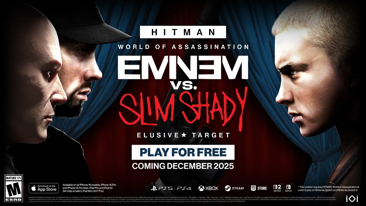 Hitman: World of Assassination – Quand Eminem affronte Slim Shady dans une mission explosive