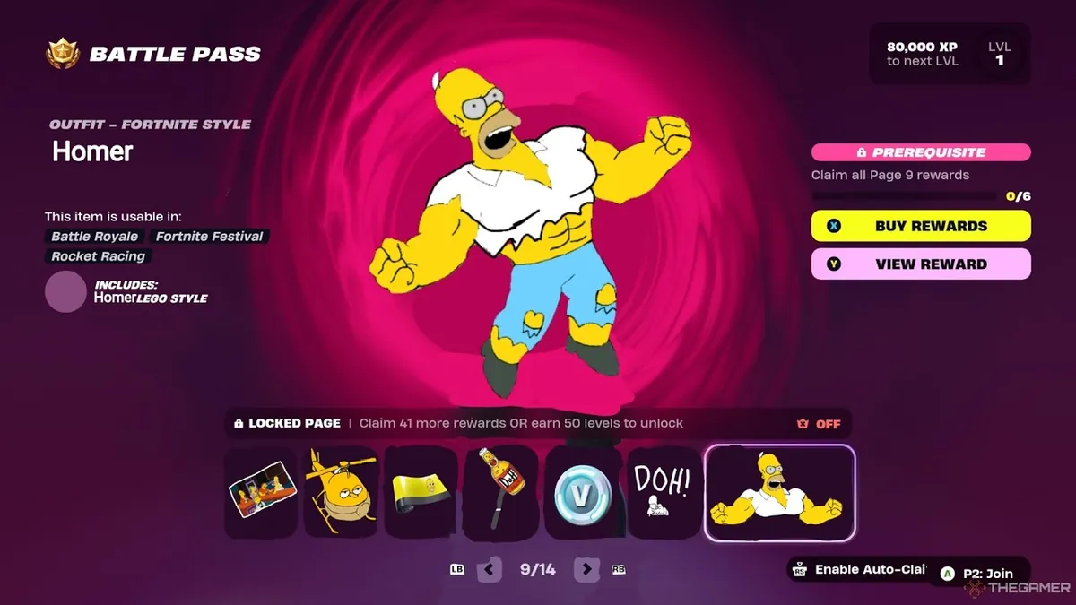 Fortnite : les tétons d’Homer Simpson font exploser un tabou historique du jeu
