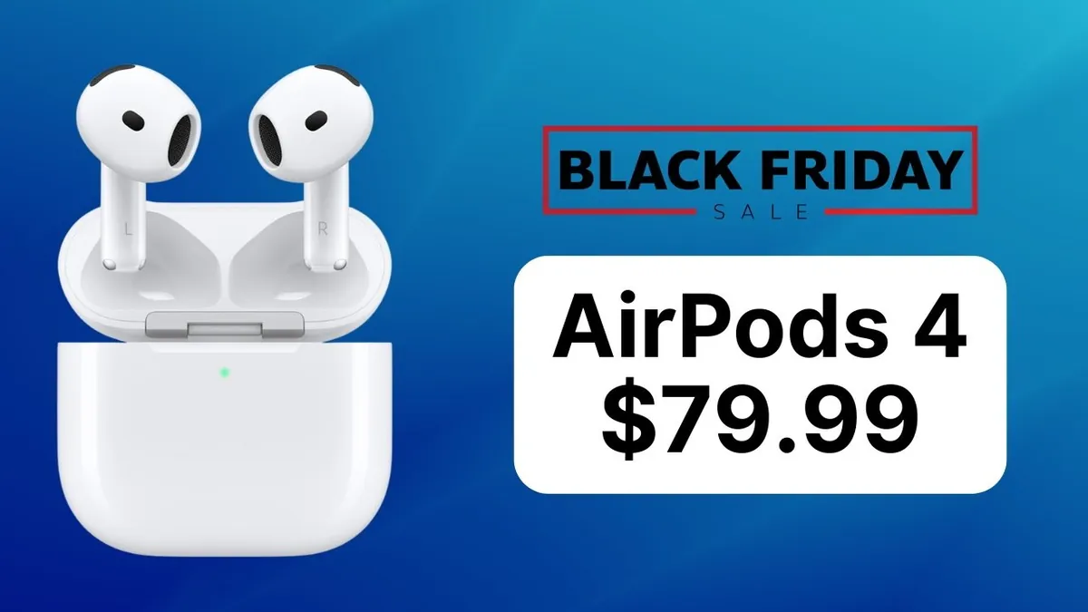 Black Friday : Les **Apple AirPods 4** à 69€, une offre à ne pas manquer !